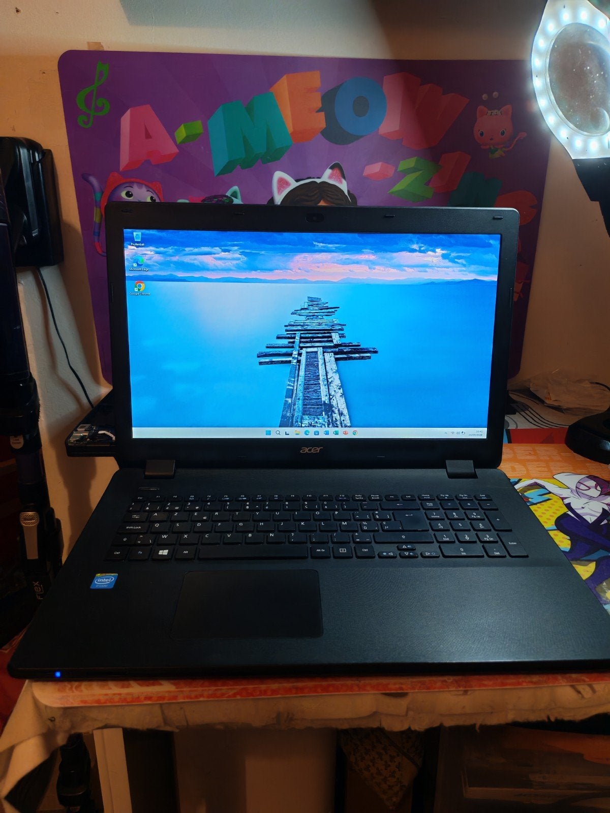 Acer ES1-731 avec grand écran de 17 pouces, école. BINGEL, Informatique & Logiciels, Enlèvement ou Envoi, 8 GB, Utilisé, Azerty