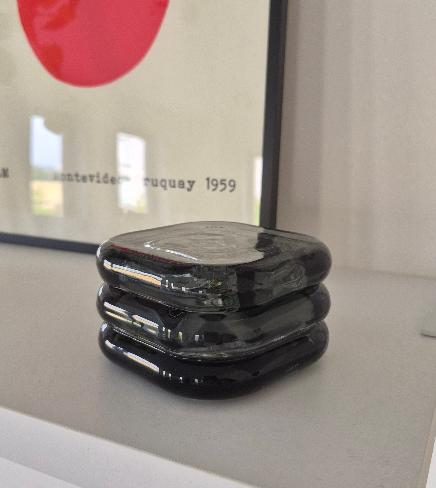 H&M Home Small Glass Box, Zwart, Ophalen of Verzenden, Zo goed als nieuw, Modern