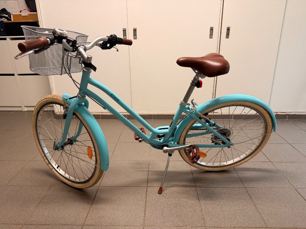 Meisjes fiets BTWIN 500 - 24 inch - 9-12 jaar, 24 pouces, Enlèvement, Utilisé, Btwin Decathlon