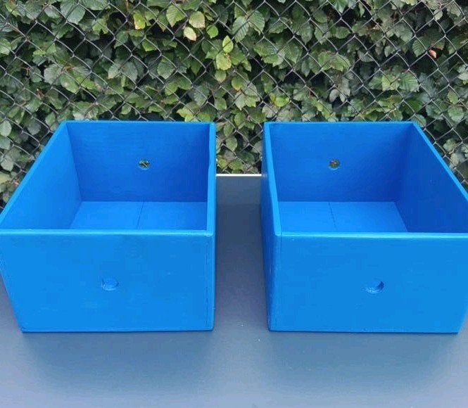Opbergkisten blauw, Doe-het-zelf en Bouw, Gereedschapskisten, Ophalen