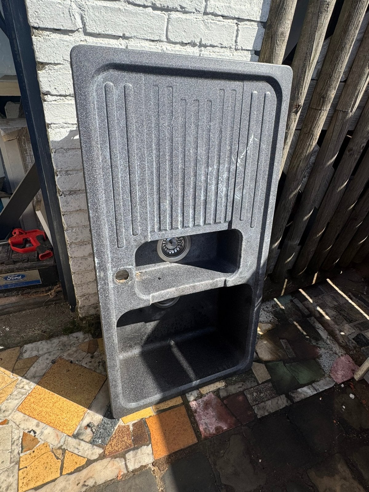 Grote spoelbak keuken, Caravanes & Camping, Meubles de camping, Enlèvement, Utilisé