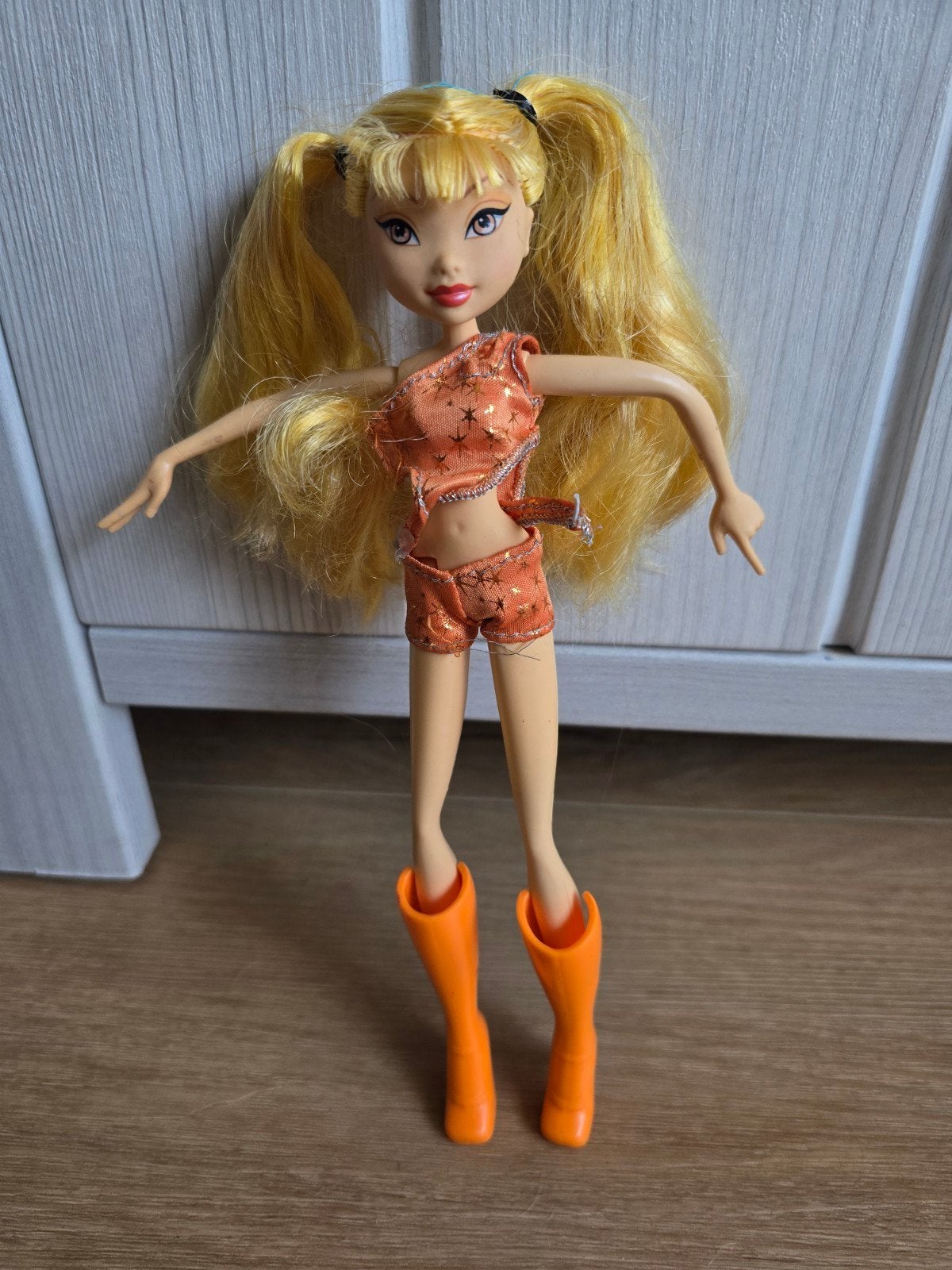 Winx club Stella 2004 rainbow mattel doll, Ophalen of Verzenden, Pop