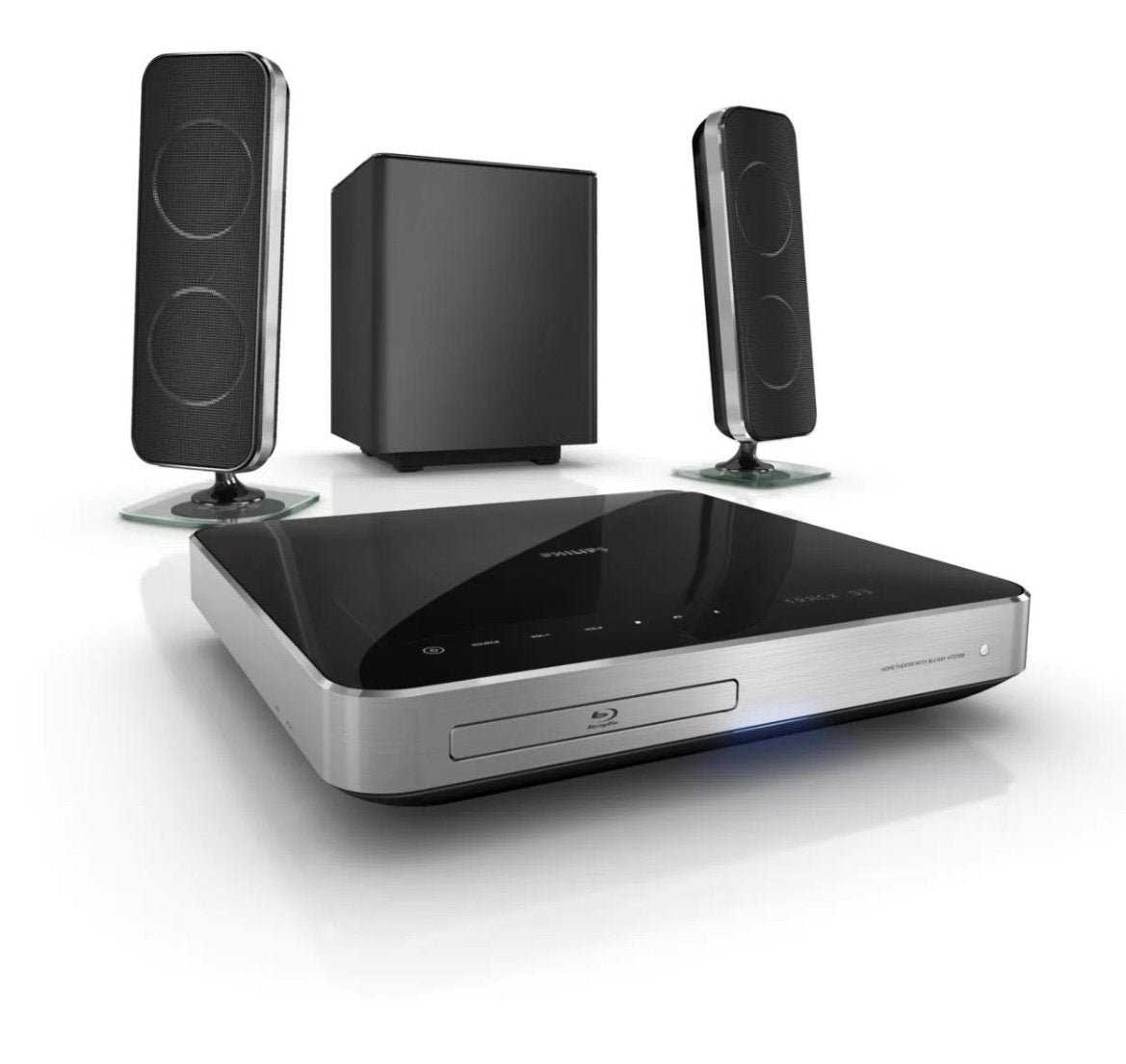 Philips HTS 7200 Home Theater + Subwoofer, Ophalen, Philips, 2.1-systeem, Blu-ray-speler