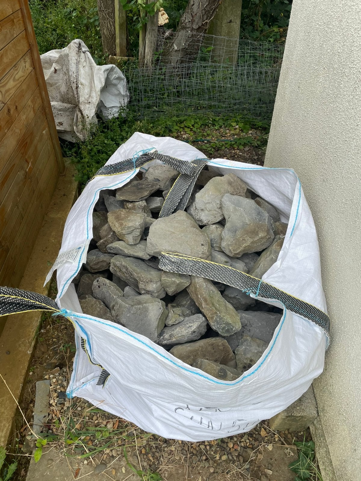 Breuksteen 90/150, Tuin en Terras, Tegels en Klinkers, Ophalen, Gebruikt