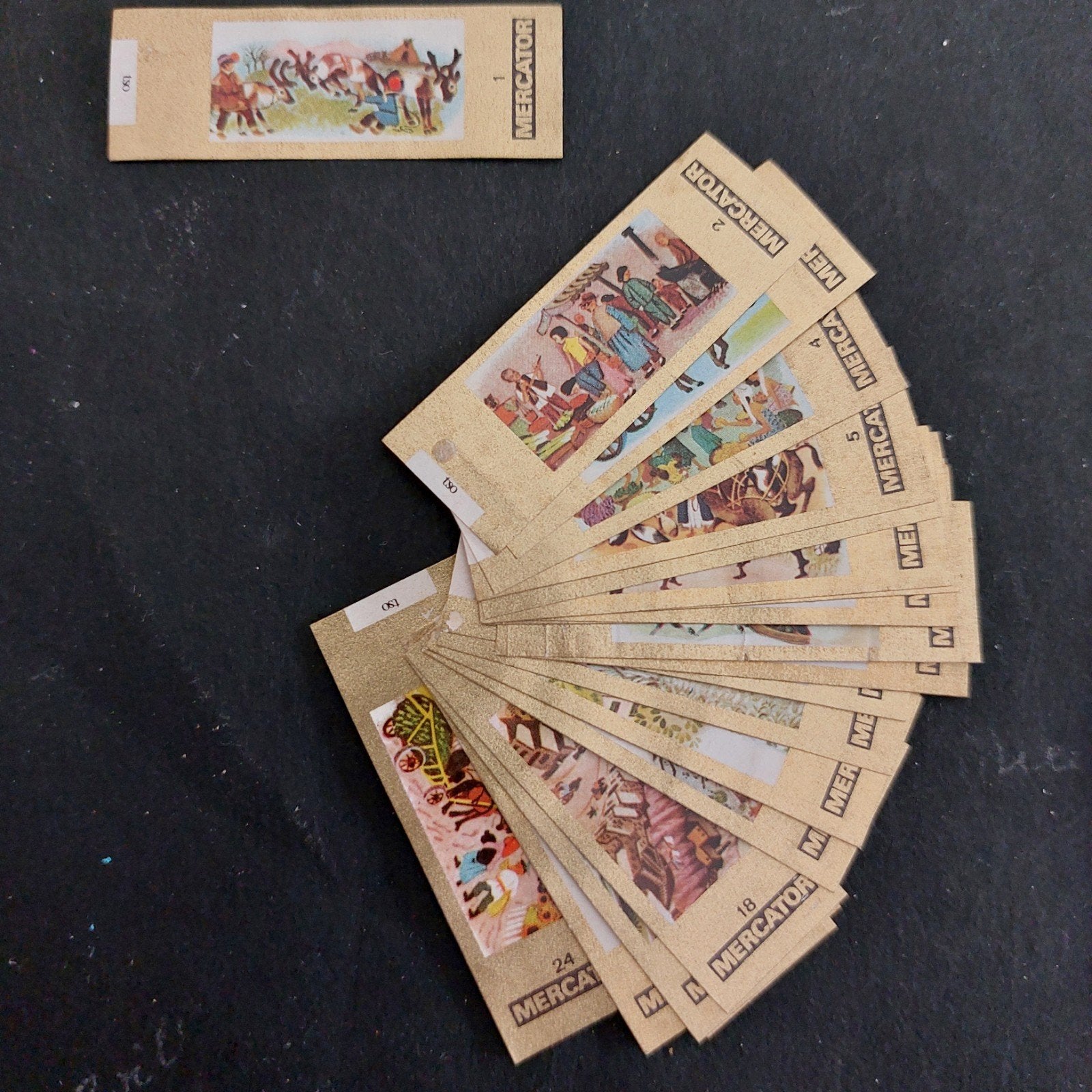complete reeks sigarenbandjes Mercator: Ethnologie, Verzamelen, Ophalen of Verzenden, Sigarenbandjes