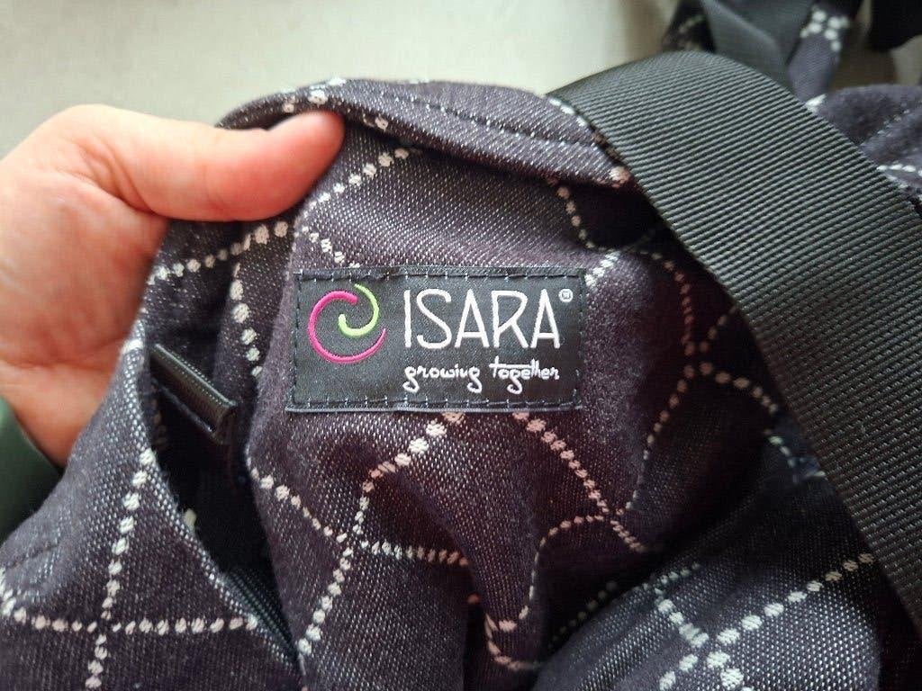 Isara draagzak 'The One', Kinderen en Baby's, Zo goed als nieuw, Buik, Rug of Zij, Draagzak, Ophalen
