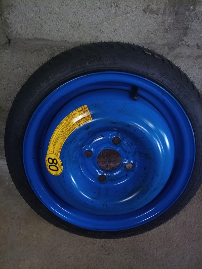 reserve wiel/thuiskomer 4 x 100, 14 inch, Banden en Velgen, Nieuw, Ophalen of Verzenden