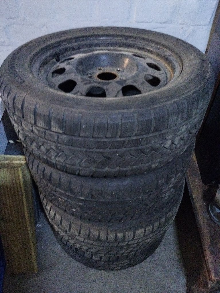 Winterbandenset voor oa Jeep Patriot 2011, Ophalen, Gebruikt, Banden en Velgen, 17 inch
