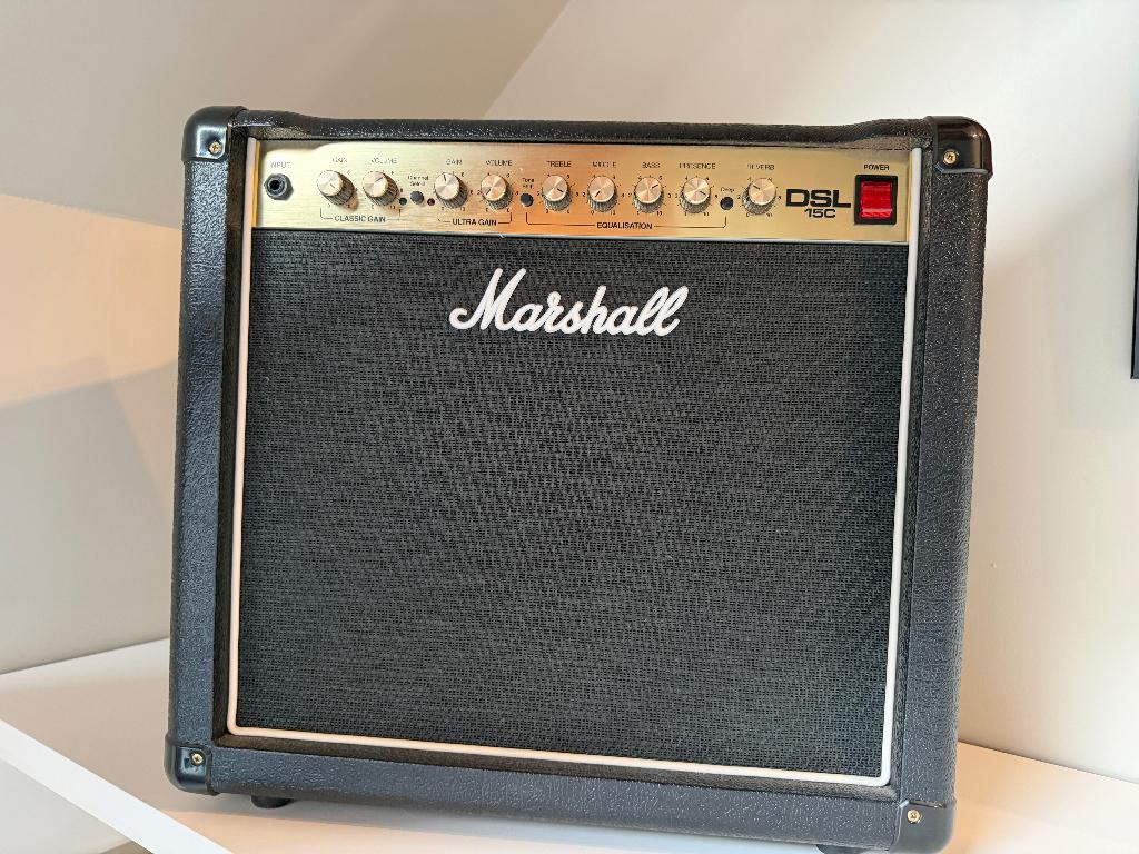 Marshall DSL15Campli guitare tout lampes 15W, Muziek en Instrumenten, Versterkers | Bas en Gitaar, Ophalen, Zo goed als nieuw