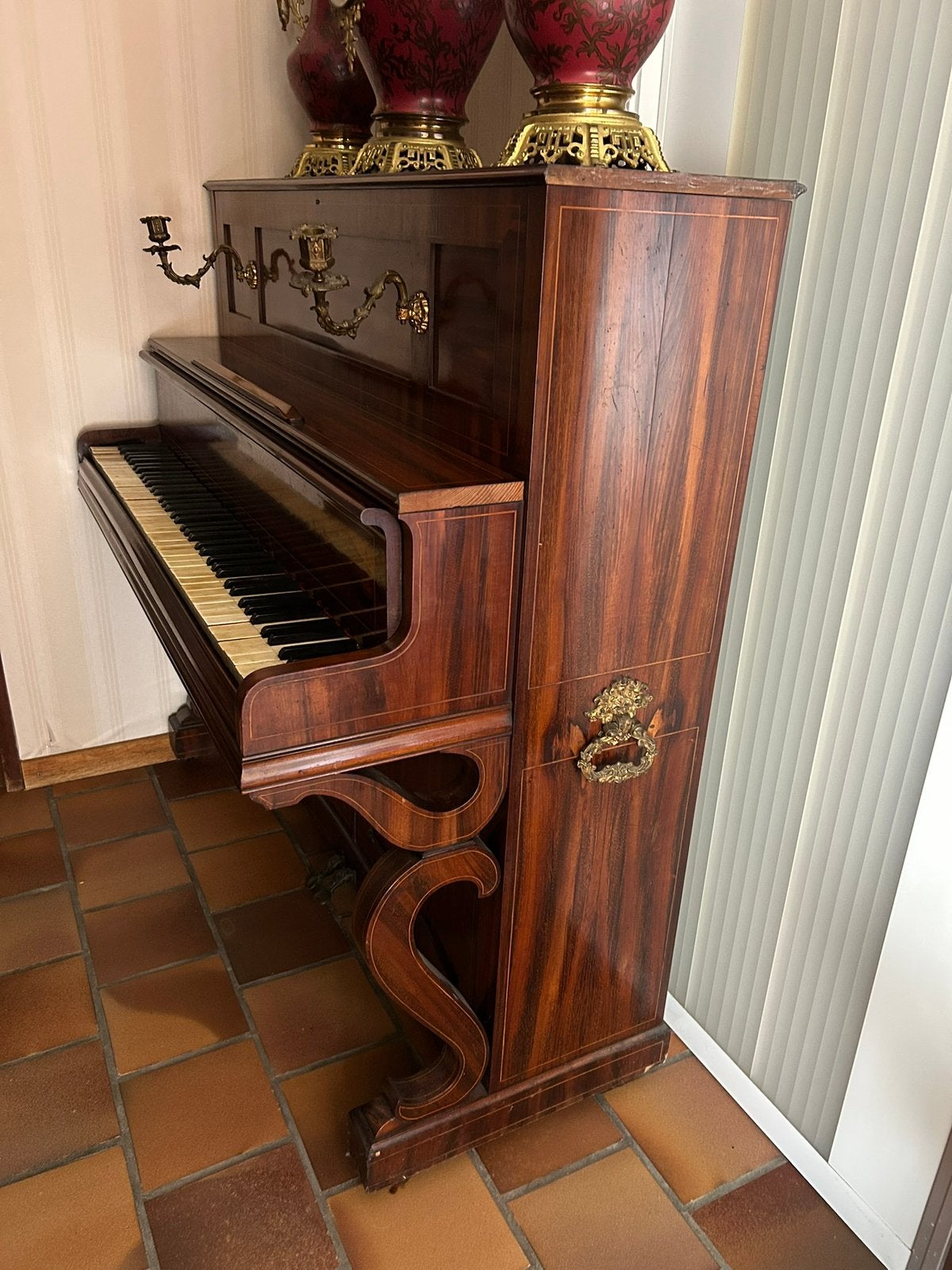 Piano droit, Musique & Instruments, Enlèvement, Comme neuf, Piano