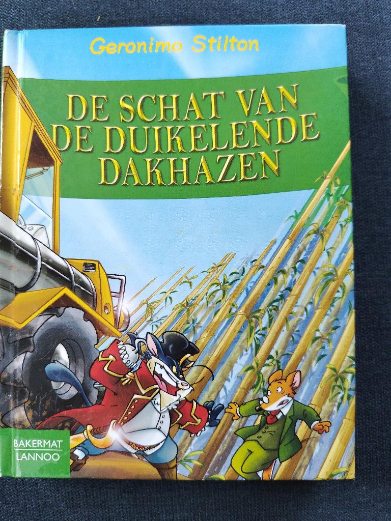 Geronimo Stilton - De schat van de duikelende dakhazen, Geronimo Stilton, Fictie, Ophalen, Gelezen