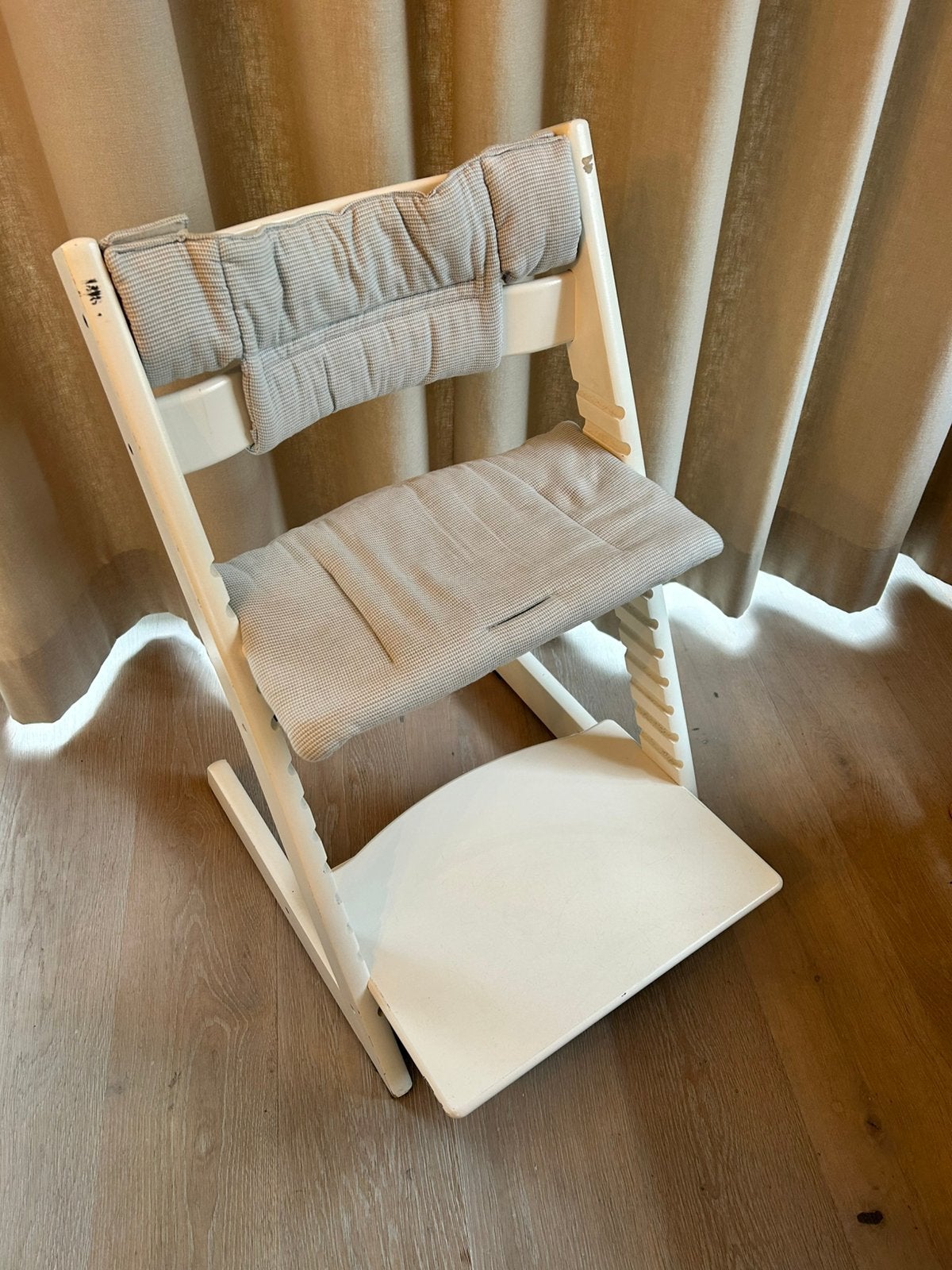 Trip trap + kussen, Enfants & Bébés, Enlèvement, Utilisé, Chaise(s)