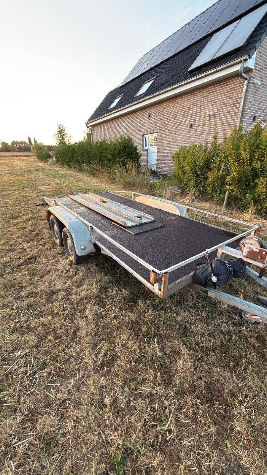 anssems aanhangwagen 2000kg, Ophalen