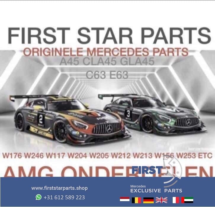 C253 X253 complete achterklep Mercedes GLC Coupé 2018 zwart, Gebruikt, Ophalen of Verzenden, Achter, -