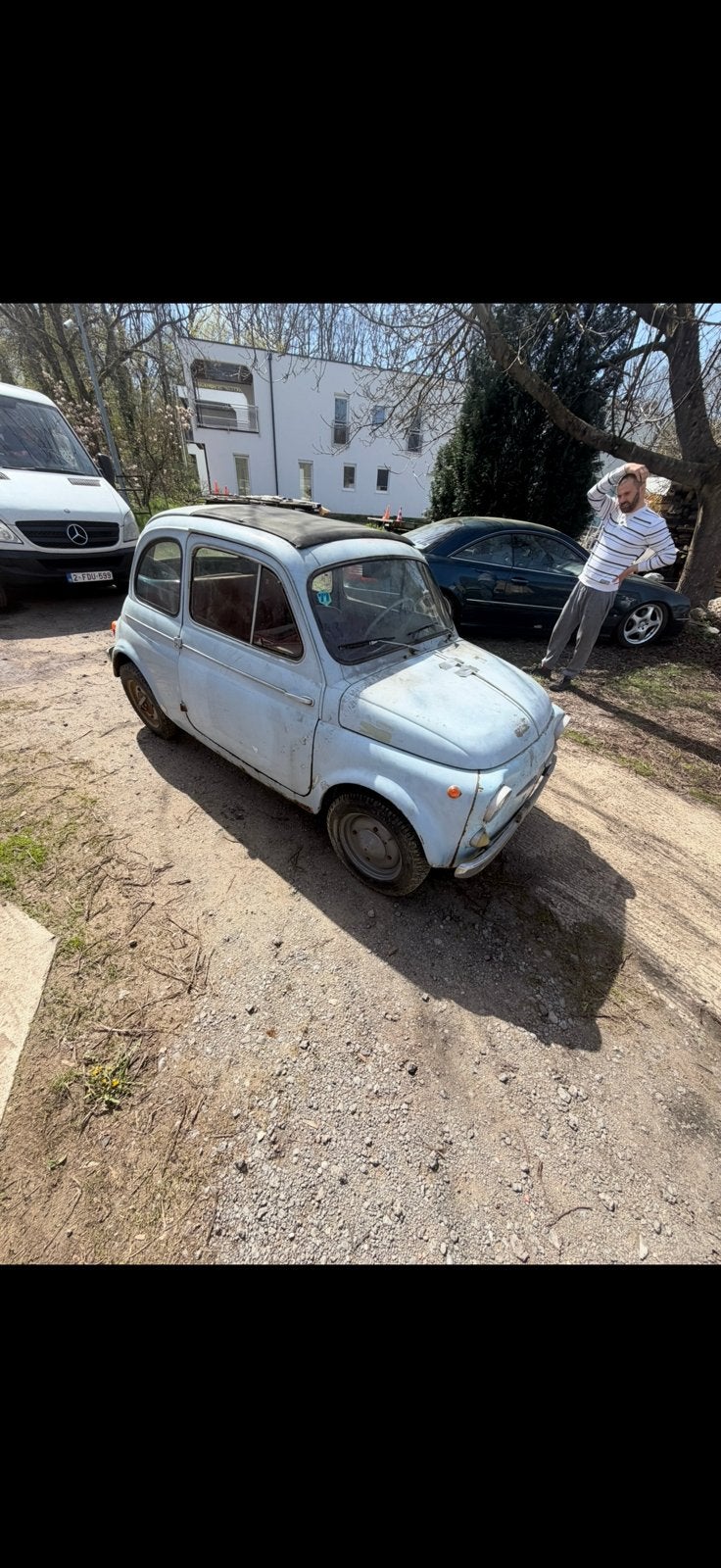Fiat 500 d de 1962 entièrement démonté, mais complète, Autos, Achat, 2 portes, Particulier, Fiat