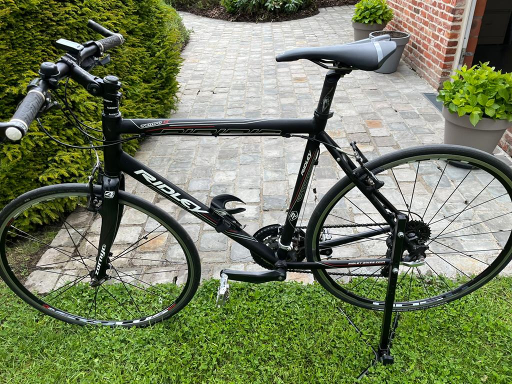 Ridley tempo x zwart, Frein sur jante, Enlèvement, Utilisé, Plus de 20 vitesses