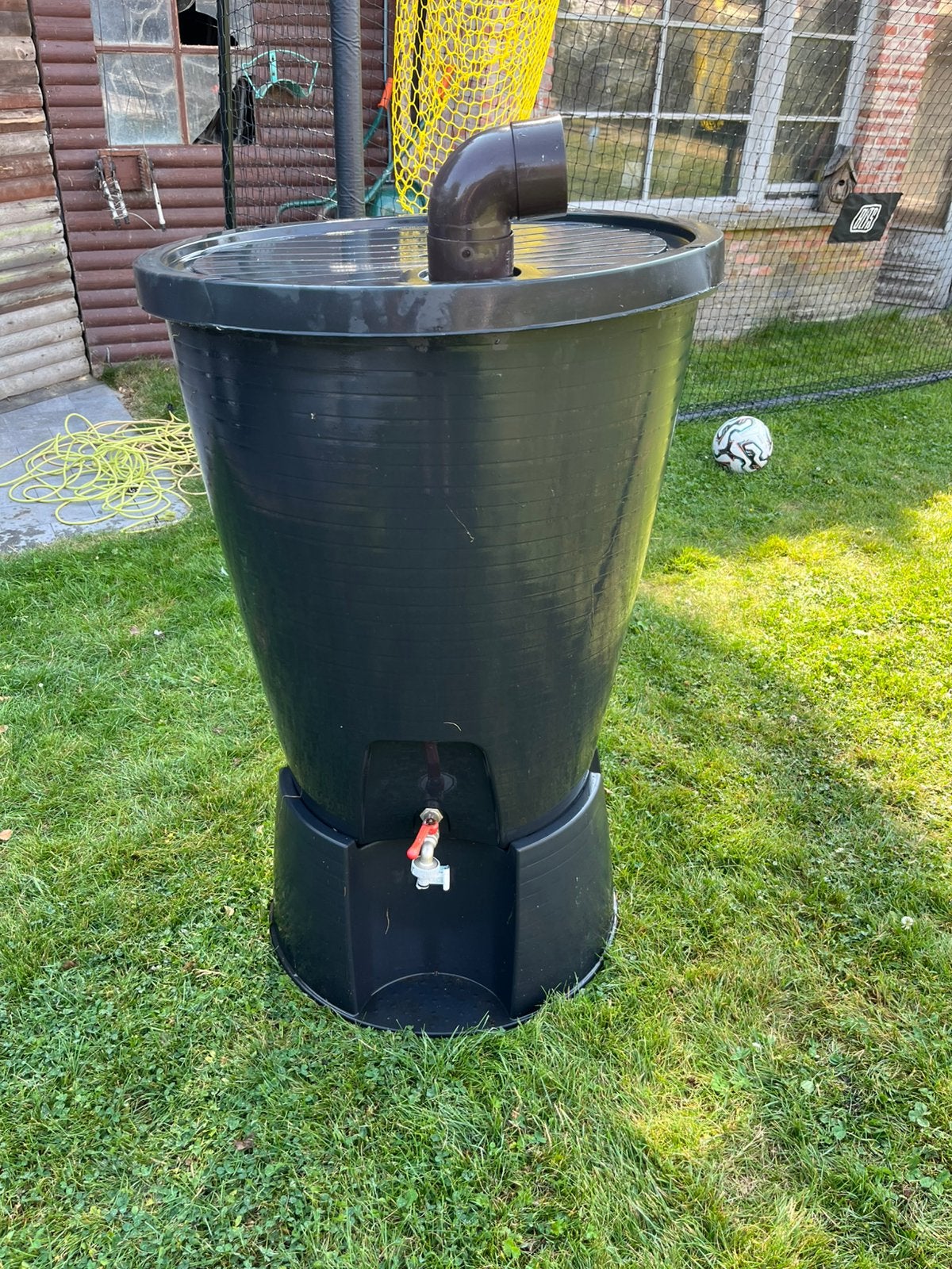 Regenton 200 liter, Ophalen, Kunststof, Gebruikt, Met kraantje