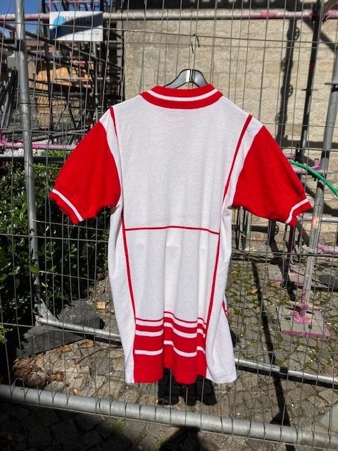 MAILLOT SANTINI VINTAGE. TAILLE 3., Vélos & Vélomoteurs, Accessoires vélo | Vêtements de cyclisme, S, Vêtements d'extérieur, Enlèvement ou Envoi