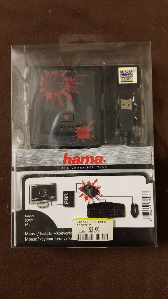 HAMA PS3 CONVERTISSEUR SOURIS/CLAVIER, Games en Spelcomputers, Ophalen of Verzenden, Zo goed als nieuw, Overige typen, PlayStation 3