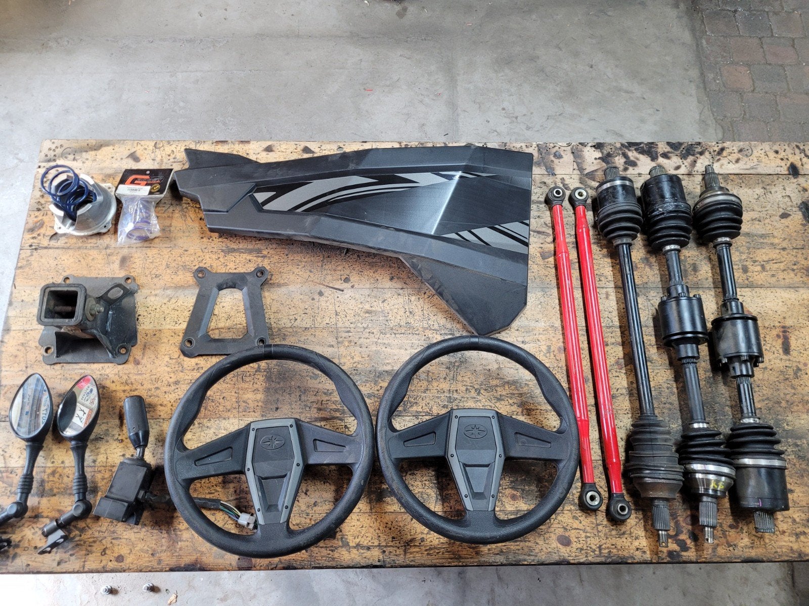 polaris rzr onderdelen, Motos, Enlèvement