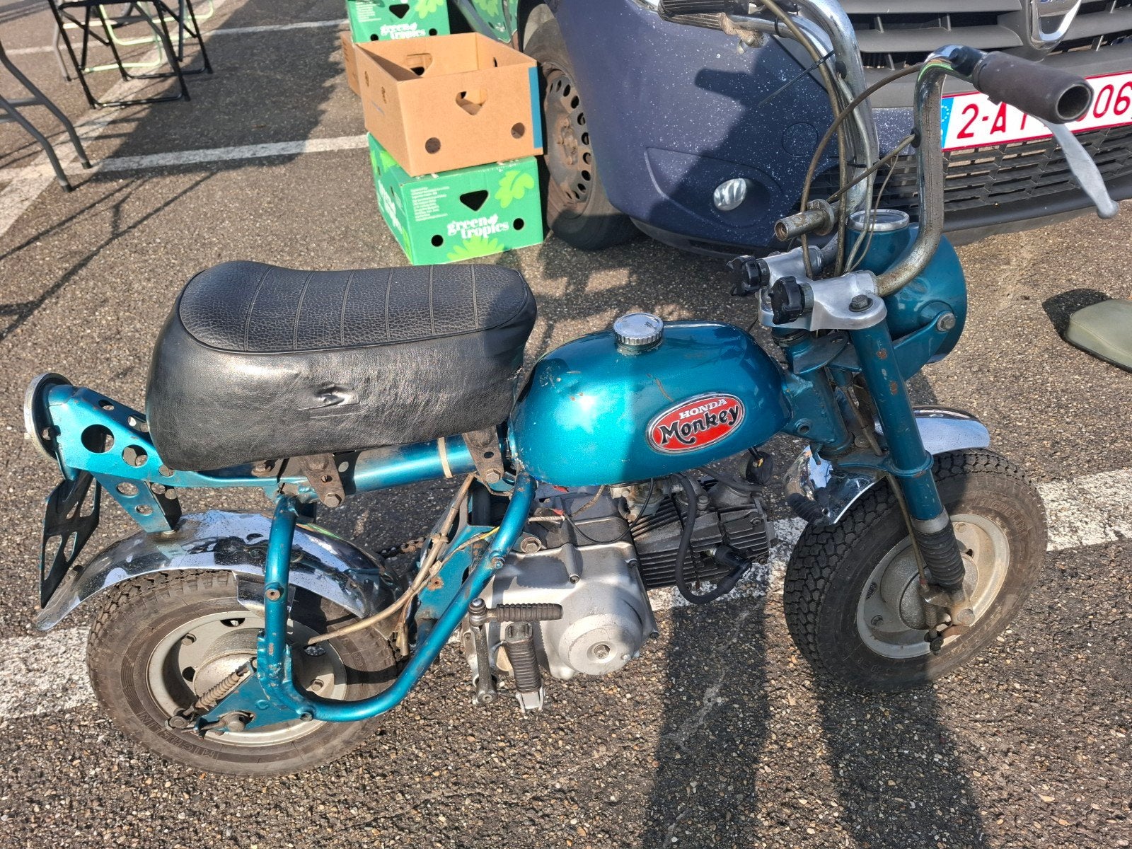 honda monkey z50a, Enlèvement