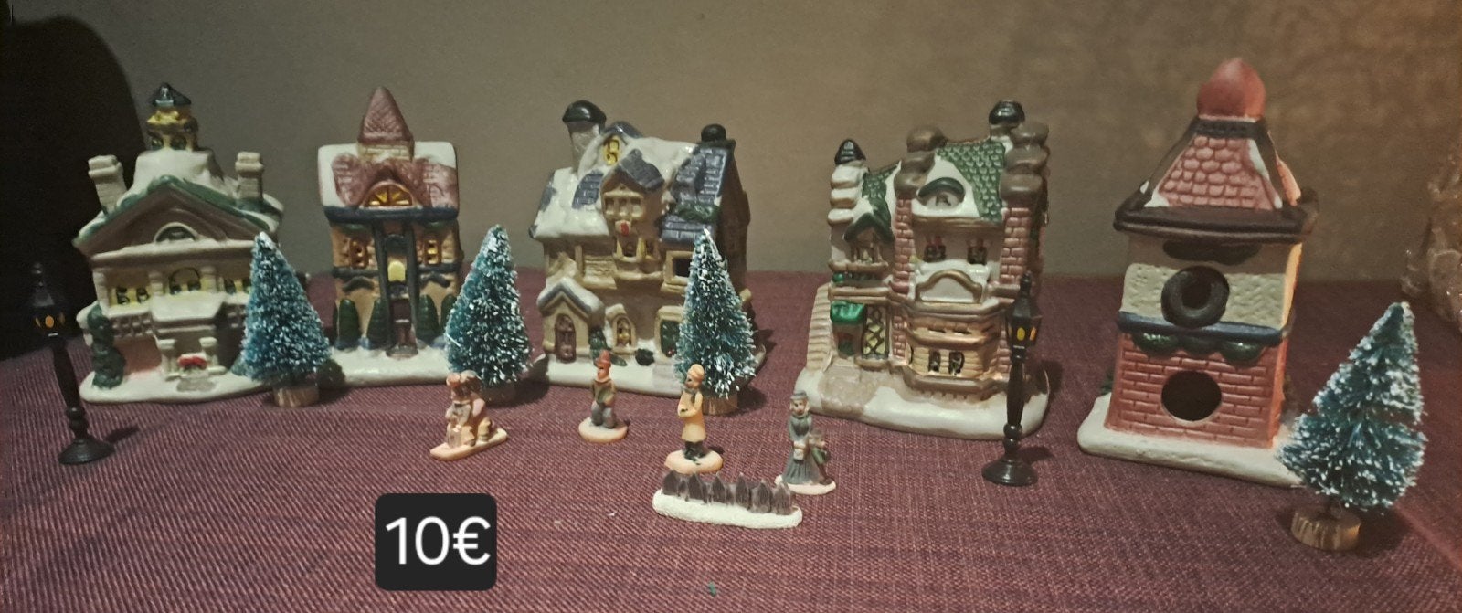 Kersthuisjes met verlichting, Diversen, Ophalen