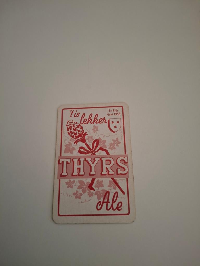 Oude speelkaart thyrs bacchus baasrode, Verzamelen, Speelkaarten, Jokers en Kwartetten, Ophalen of Verzenden