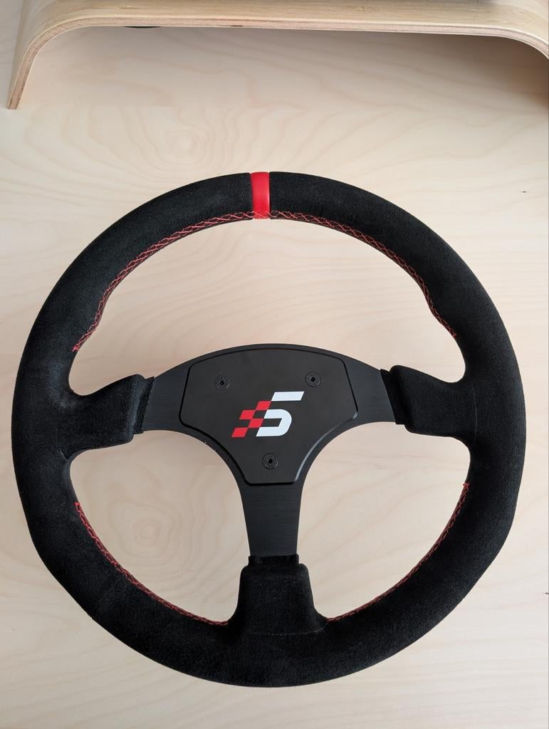 Simagic P-330R Alcantara+stuurwiel met snelsluiting, Computers en Software, Joysticks, Ophalen of Verzenden