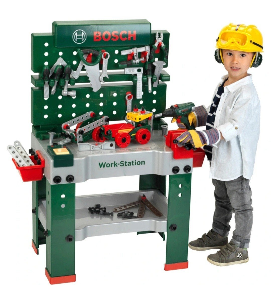 Établi de travail pour enfants Klein BOSCH Workstation No 1, Enfants & Bébés, Enlèvement, Comme neuf