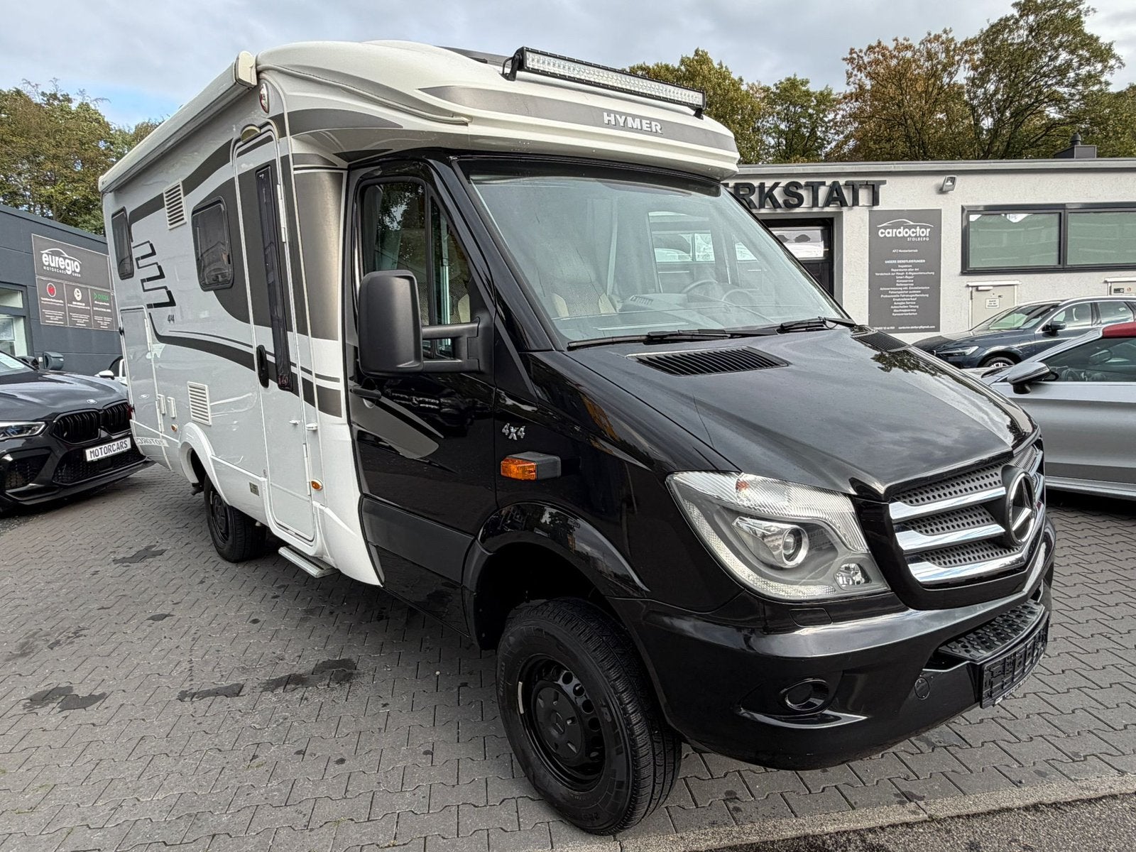 Hymer MLT 580 4x4 Mercedes Sprinter 64500km, Caravans en Kamperen, Automaat, Chemisch toilet, Alarme, 6 tot 7 meter