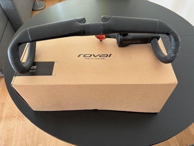 Roval Rapide Carbon stuur (420 mm) & Specialized stuurpen, Fietsen en Brommers, Fietsonderdelen, Ophalen, Roval Carbon, Gebruikt