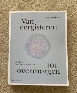 Van eergisteren tot overmorgen, Ophalen of Verzenden, Gelezen, Hogeschool, Stijn Meuleman