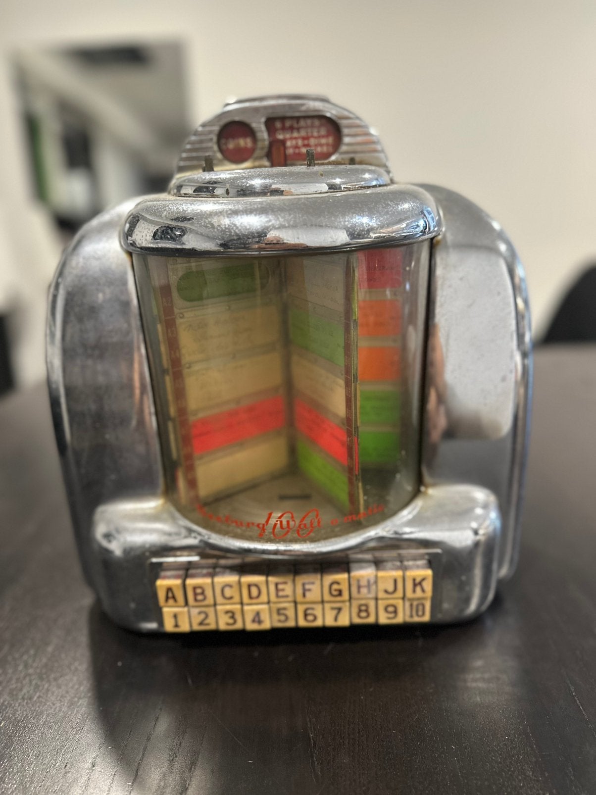 Oude jukebox - vintage US, Verzamelen, Ophalen, Gebruikt, Voor 1950