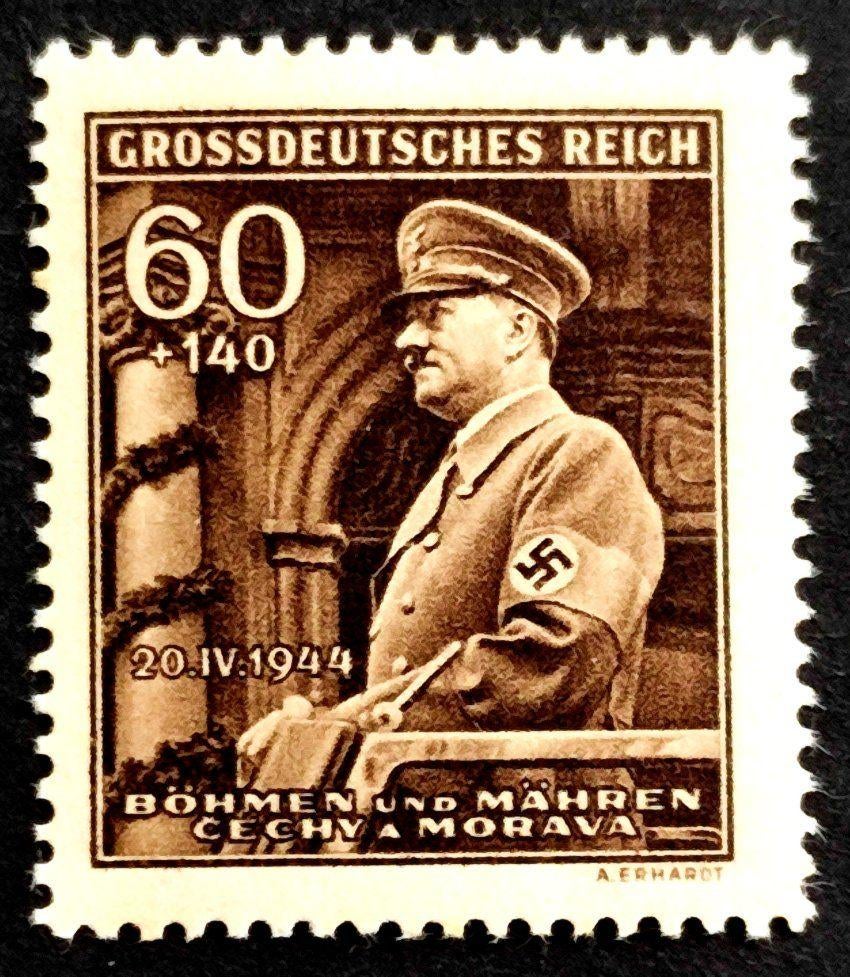 DR:Bohemen & Moravië 55e Geburtstag  1944 POSTFRIS, Enlèvement ou Envoi, Autres périodes, Non oblitéré