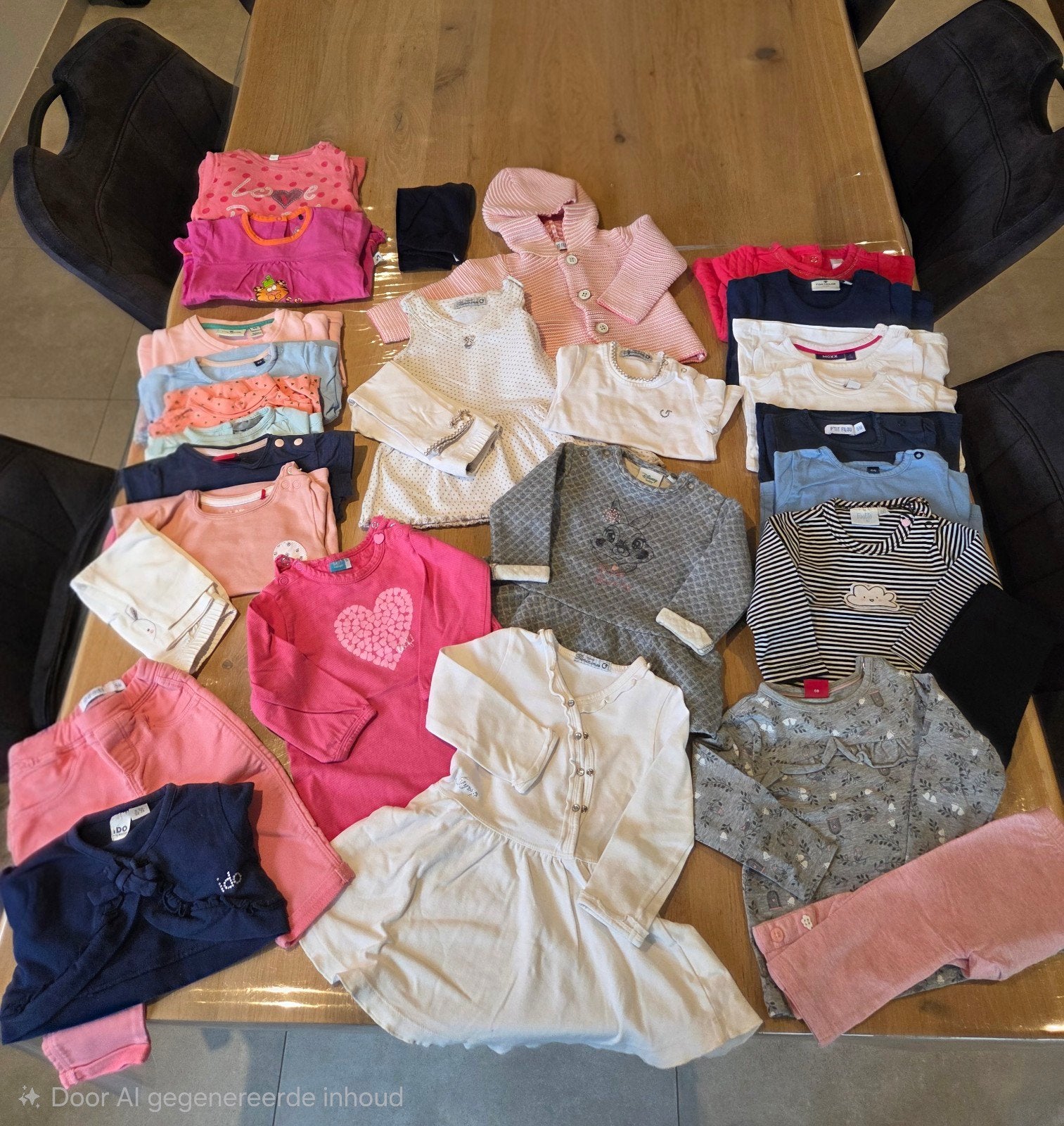 Pakket babymeisje kledij maat 62 en 68, Kinderen en Baby's, Kinderkleding | Kinder-kledingpakketten, Ophalen, Gebruikt