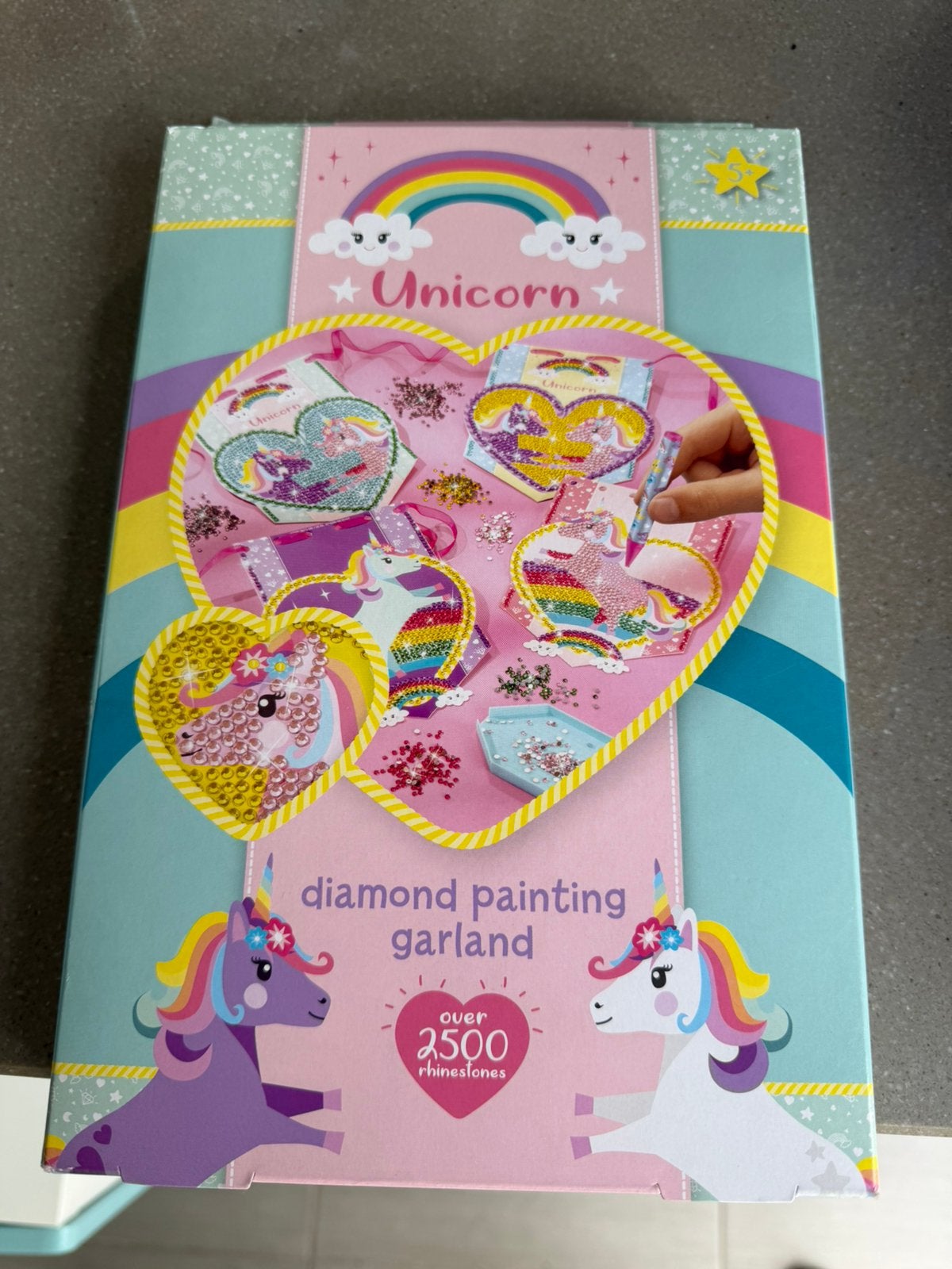 Unicorn Diamont painting, Hobby & Loisirs créatifs, Enlèvement, Comme neuf