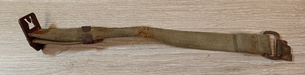 Jugulaire (webbing) casque Danois Modèle 46/I, Collections, Enlèvement ou Envoi, Armée de terre, Autres types