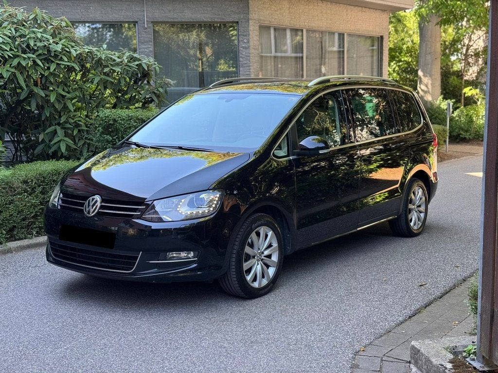 Volkswagen // Sharan DSG Highline, Auto's, 4 cilinders, Alcantara, Bedrijf, Diesel