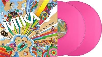 Mika - Life In Cartoon Motion - Fnac Vinyle Rose Transparent, Pochette gatefold, 12 pouces, Enlèvement ou Envoi, Pop