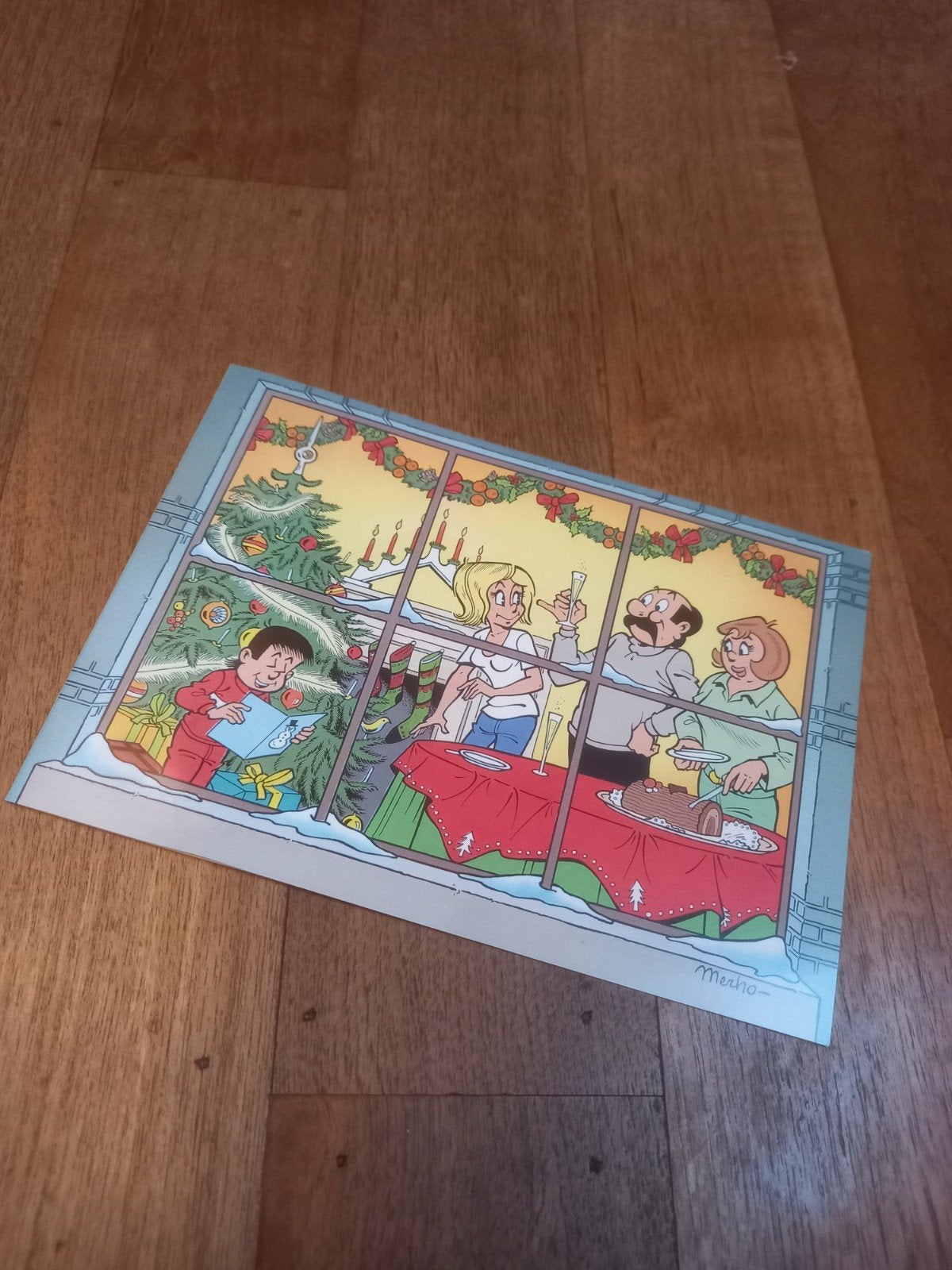 Postogram Kiekeboe Merho, 1991 - ongelopen, Ophalen of Verzenden
