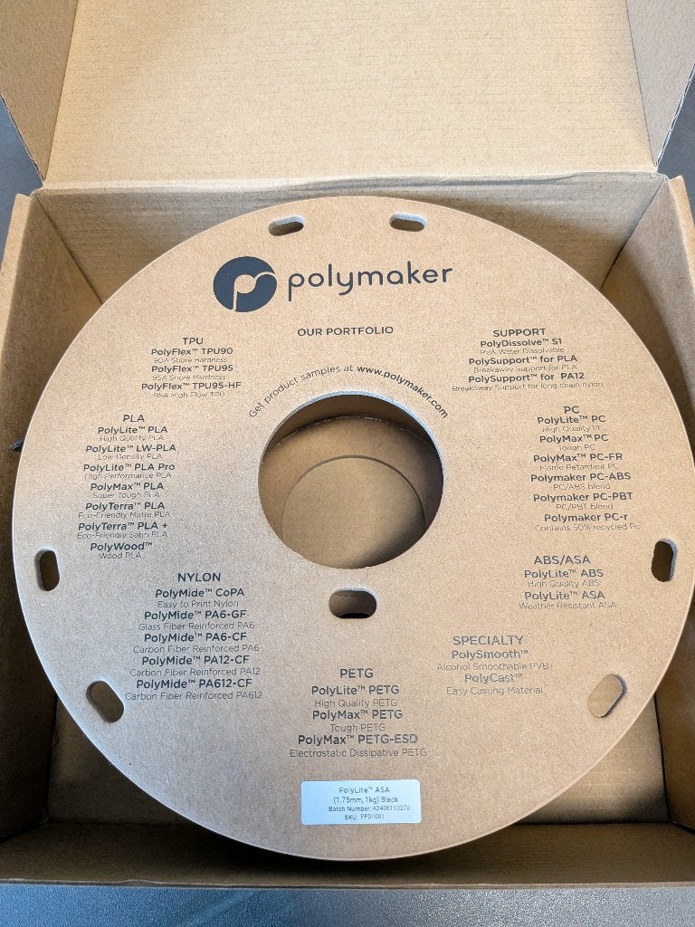 3D printer filament: polymaker ASA en PA612 CF15, Informatique & Logiciels, 3D Fournitures d'imprimante, Neuf, Bobines de filament
