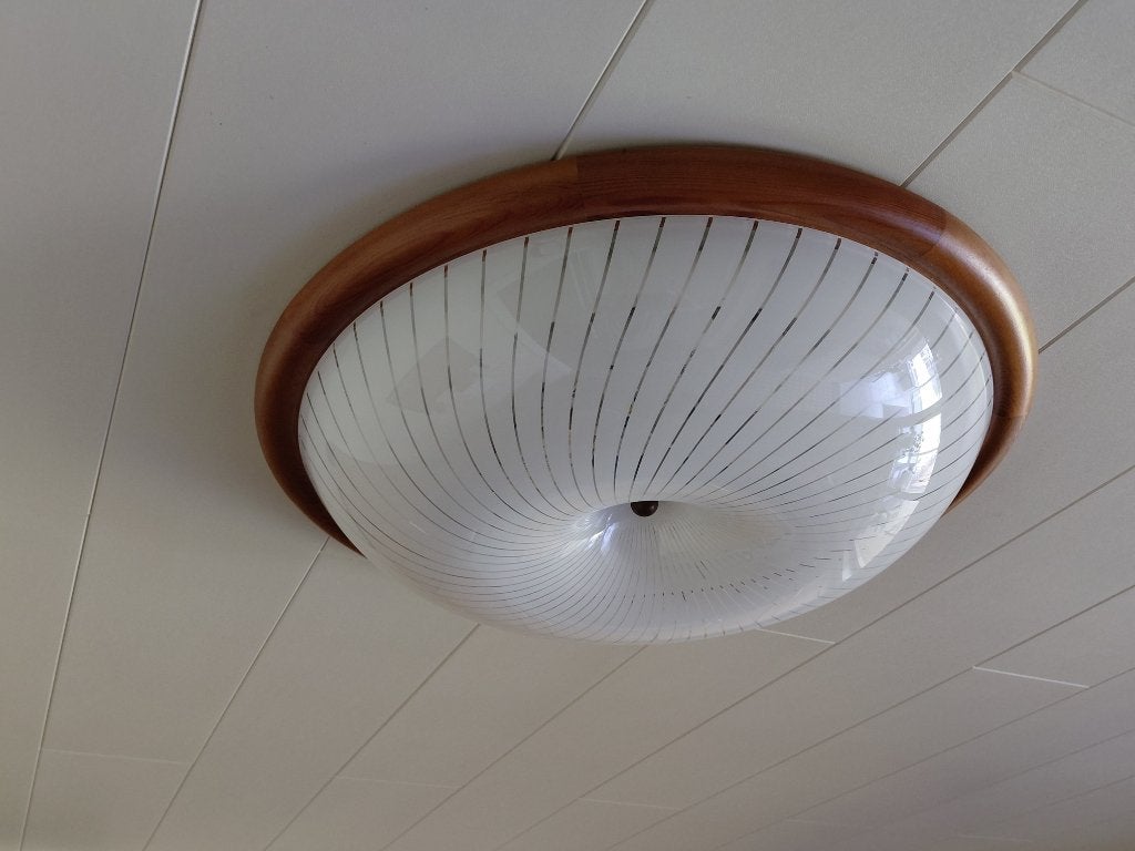 RONDE PLAFONDVERLICHTING, Autres styles, Bois, Comme neuf, Enlèvement