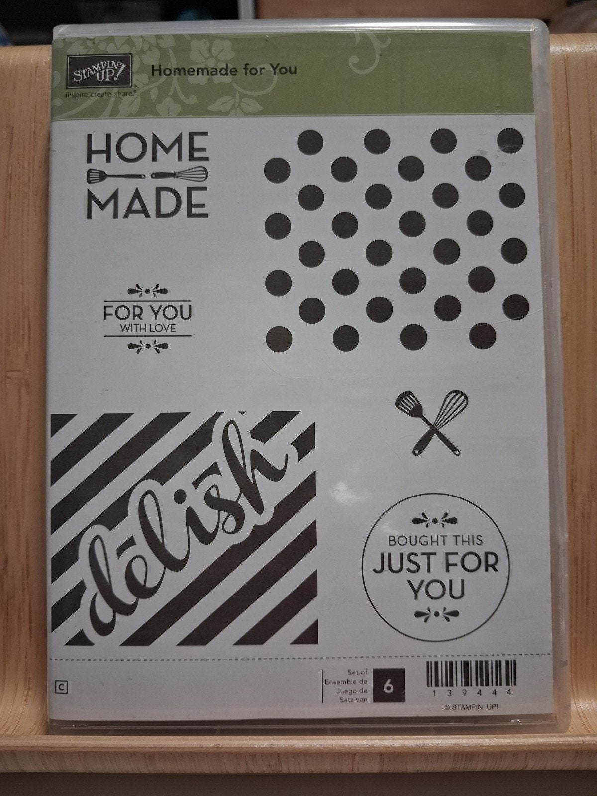 Stampin Up Stempelset Homemade for You + snijmallen, Hobby en Vrije tijd, Stempelen, Ophalen