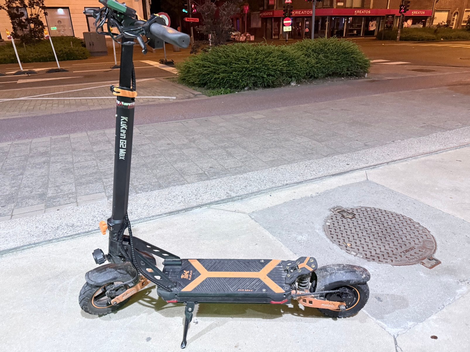 Kurkirin g2 max tekoop!!!, Fietsen en Brommers, Steps, Ophalen of Verzenden, Zo goed als nieuw