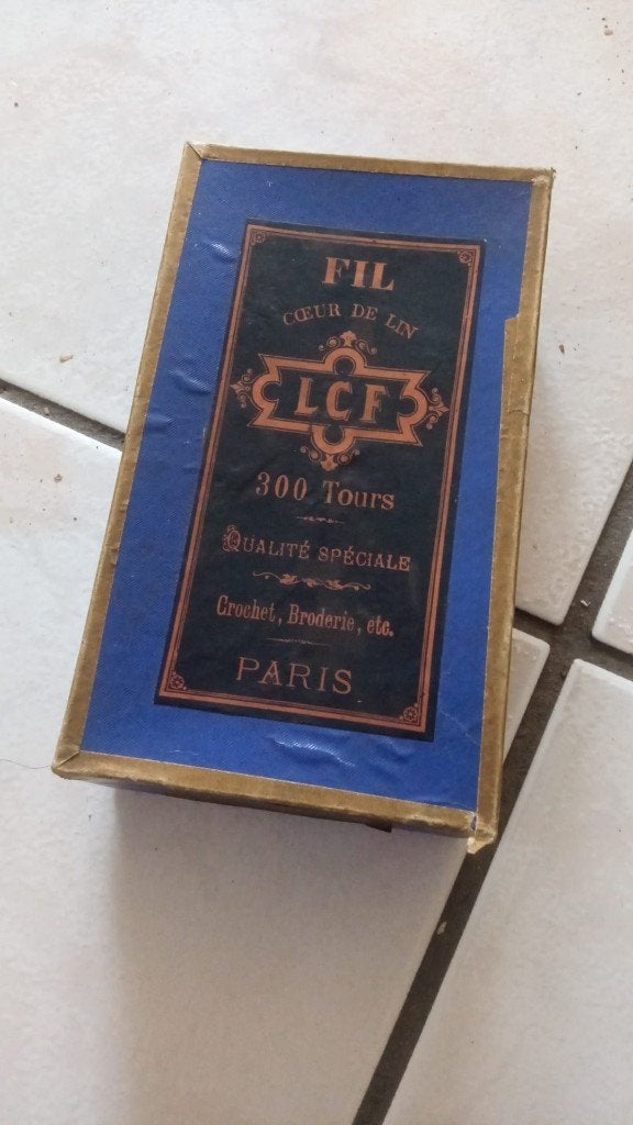 Boite Vintage Fils Cœur de Lin de 1900, Envoi