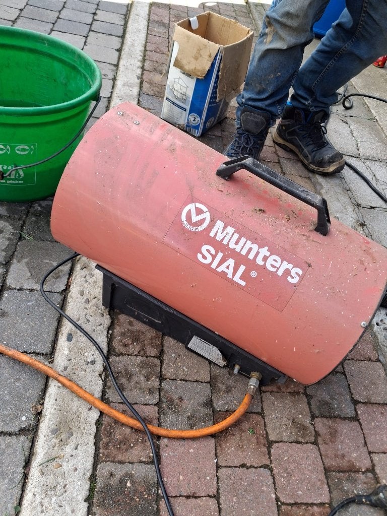 Heteluchtkanon, Ophalen, Gebruikt