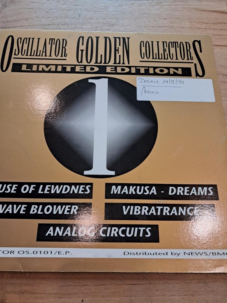 12inch Oscillator Golden Collectors, Ophalen of Verzenden, Gebruikt, 12 inch