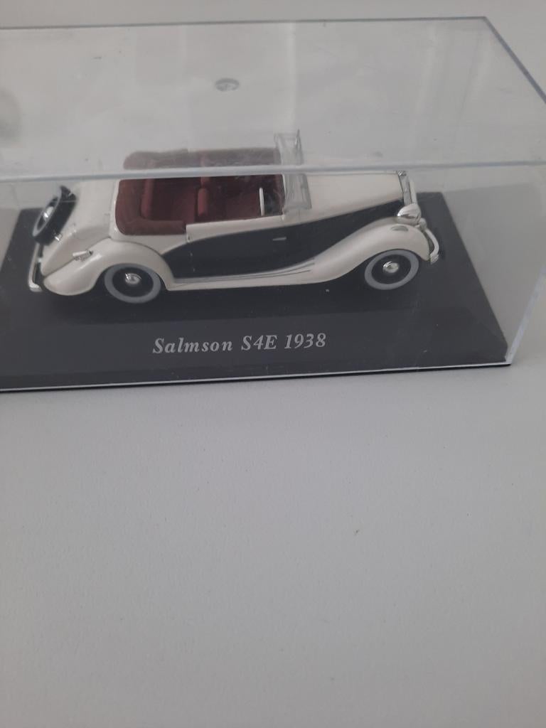 Miniatuur auto altaya ixo salmson S4E 1938, Hobby en Vrije tijd, Ophalen of Verzenden, Zo goed als nieuw, Auto, Overige merken