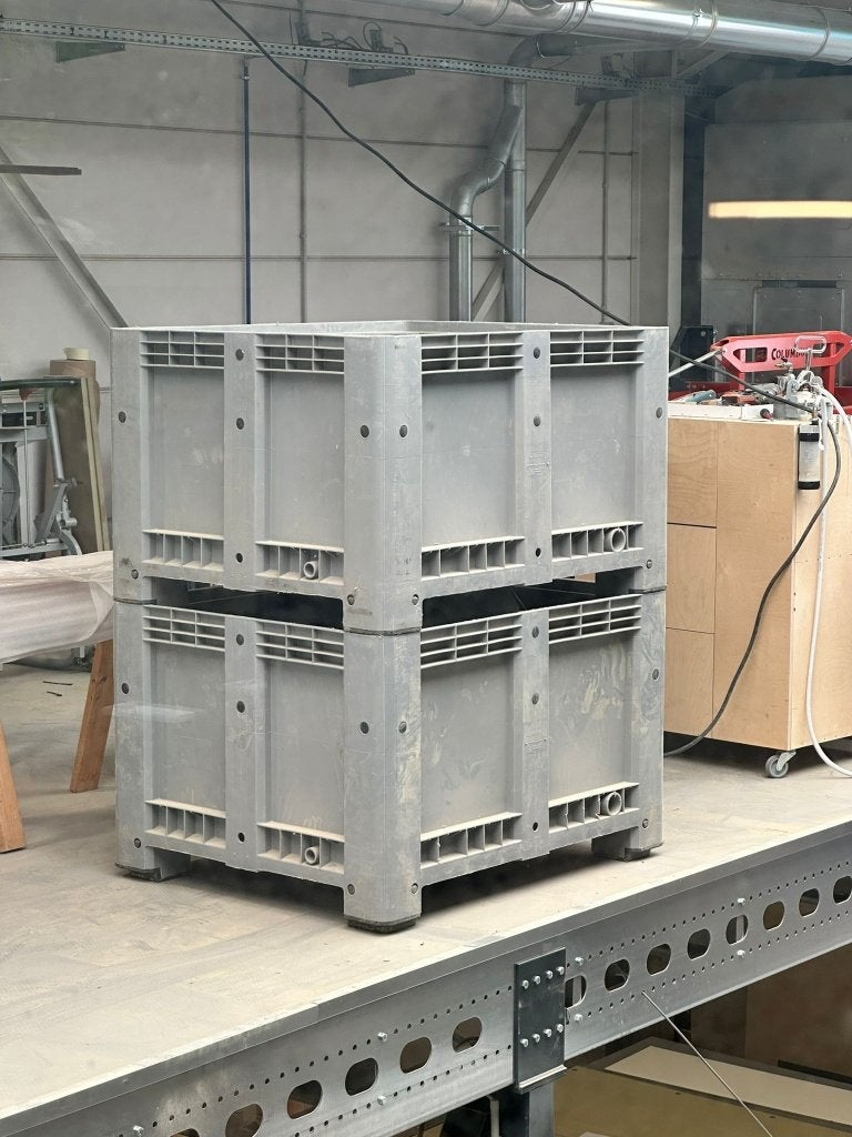 opbergbak palletboxen, Enlèvement, Utilisé