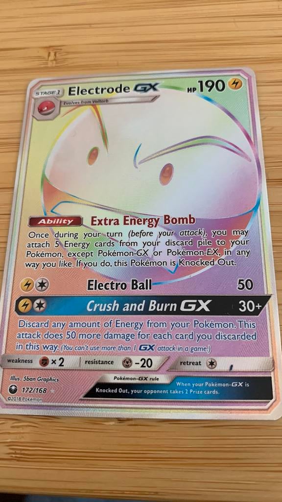 Electrode GX pokemon kaart, Ophalen of Verzenden, Nieuw